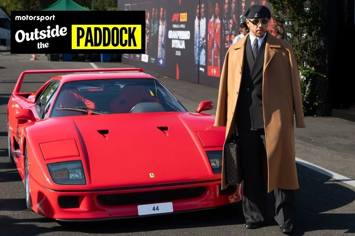 Образ Льюиса Хэмилтона для Гран-при Италии раскрыли после фотосессии с Ferrari F40