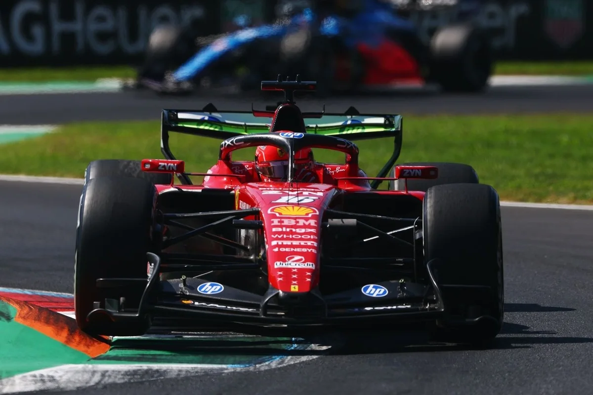 Леклер возглавил дубль Ferrari в первой практике Гран-при Италии