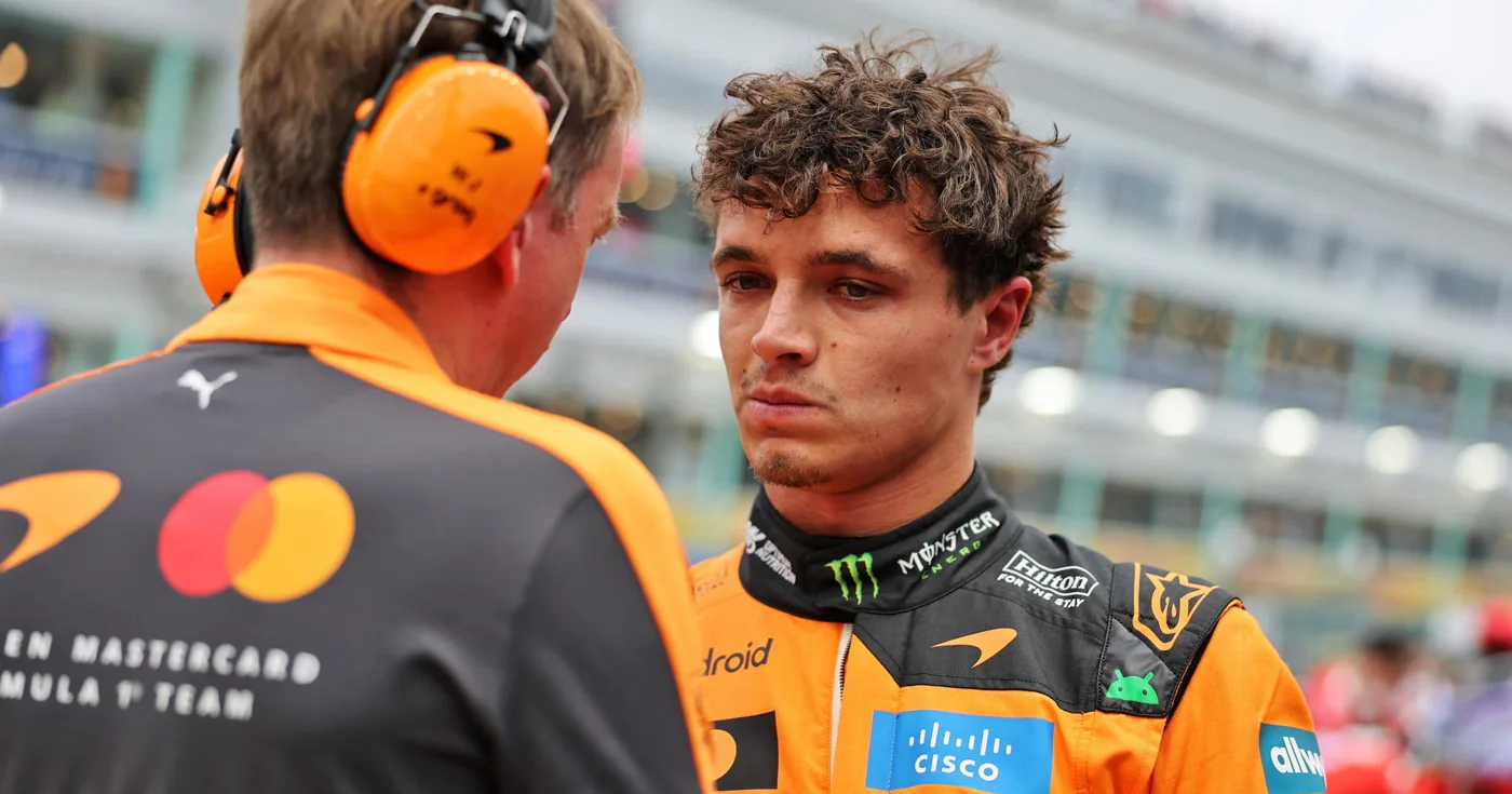 Ландо Норрис: McLaren MCL40 «на грани» в каждом повороте